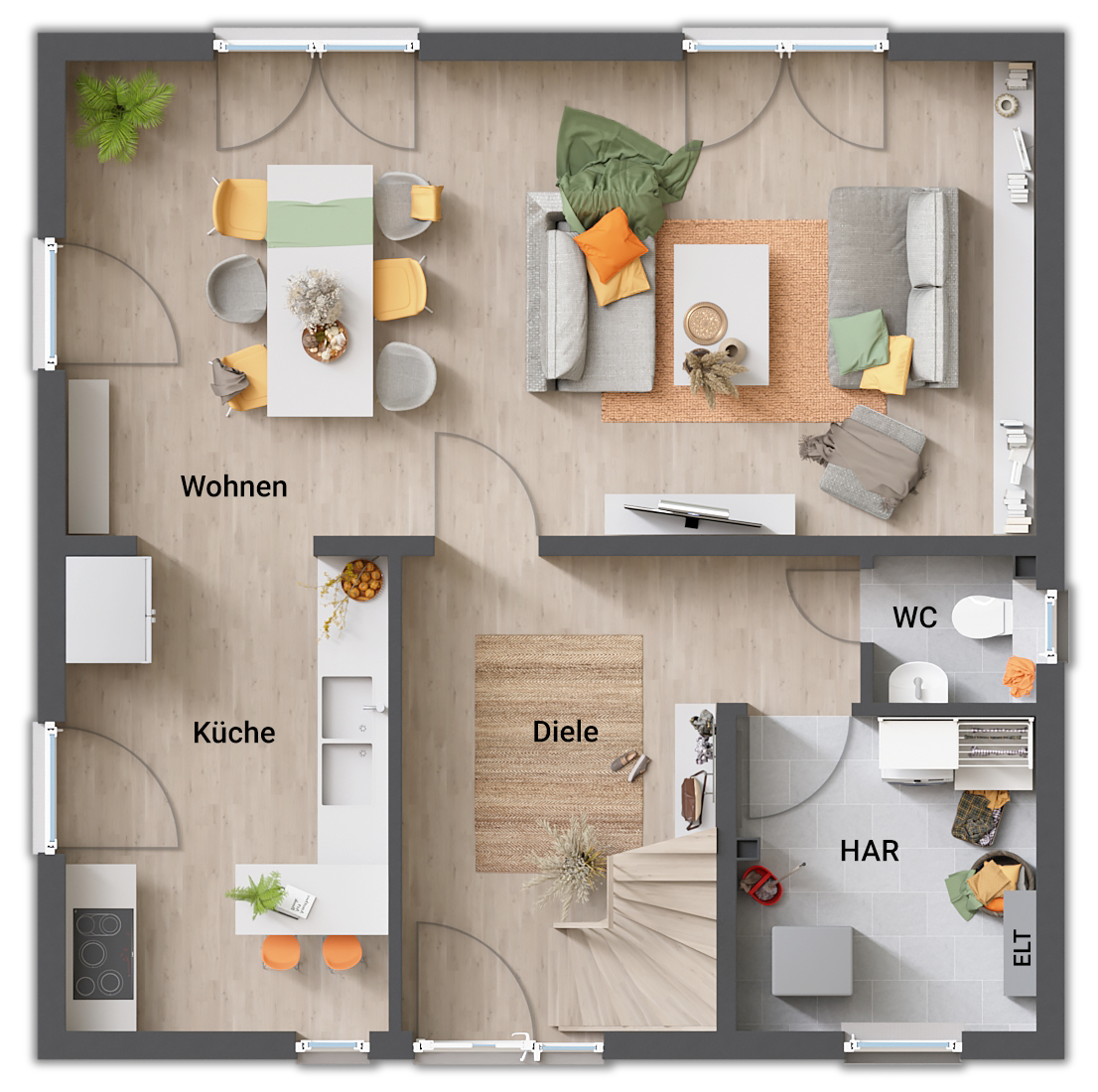 Haus zum Kauf 245.450 € 4 Zimmer 123 m²<br/>Wohnfläche Söhre Diekholzen 31199