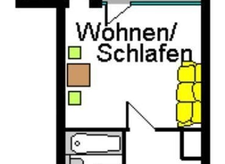 Wohnung zur Miete 290 € 1 Zimmer 36,9 m²<br/>Wohnfläche 1.<br/>Geschoss ab sofort<br/>Verfügbarkeit Kelzstraße Saalfeld Saalfeld/Saale 07318