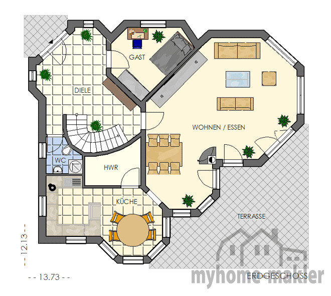 Villa zum Kauf provisionsfrei 759.000 € 5 Zimmer 209,1 m²<br/>Wohnfläche 755 m²<br/>Grundstück Feuchtwangen Feuchtwangen 91555