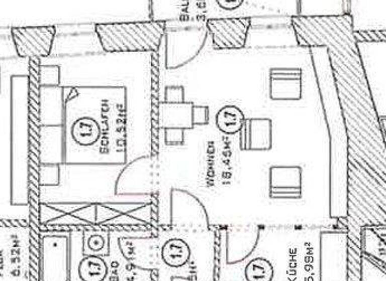 Wohnung zum Kauf 235.000 € 2 Zimmer 43 m² frei ab sofort Innenstadt Regensburg 93047