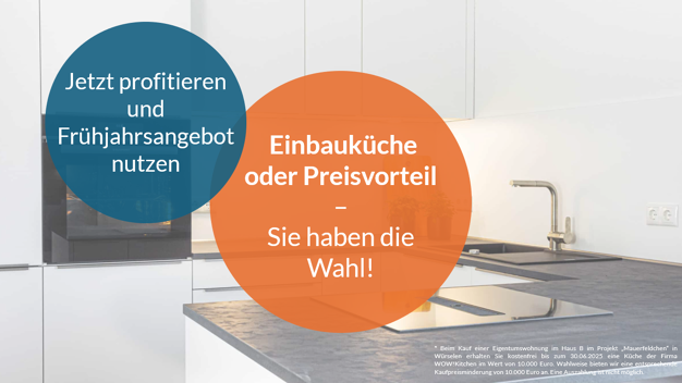 Wohnung zum Kauf - Neubau provisionsfrei 249.500 € 2 Zimmer 55 m² EG frei ab sofort Mauerfeldchen Würselen Würselen 52146