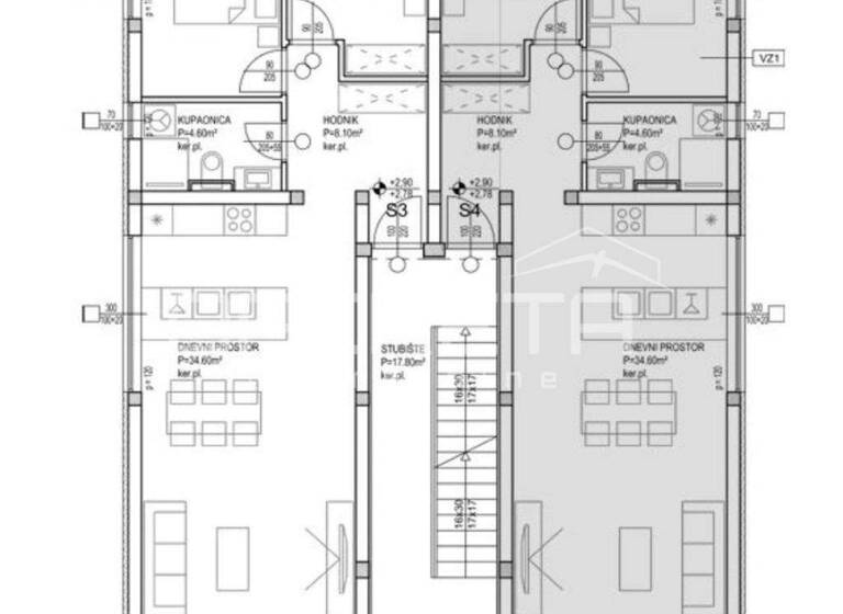 Wohnung zum Kauf 250.000 € 3 Zimmer 76 m² 1. Geschoss Privlaka