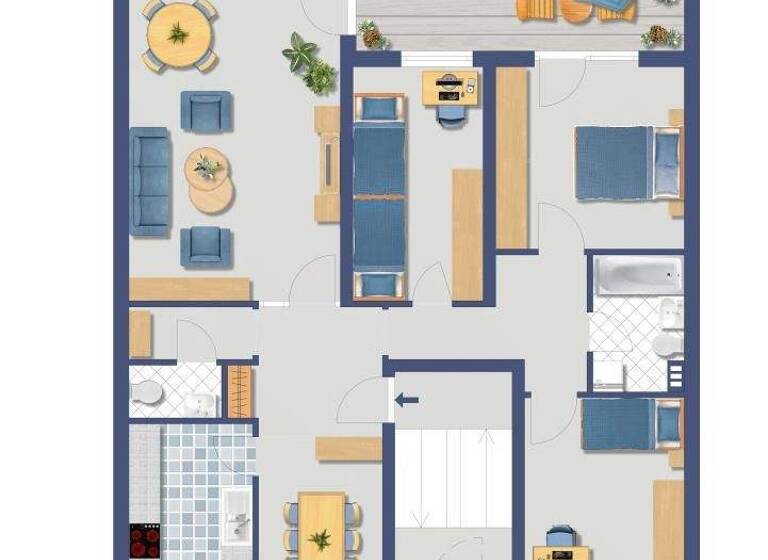 Wohnung zum Kauf provisionsfrei 309.000 € 4 Zimmer 99 m² EG Bonner Logsweg 87 Lessenich Bonn 53123