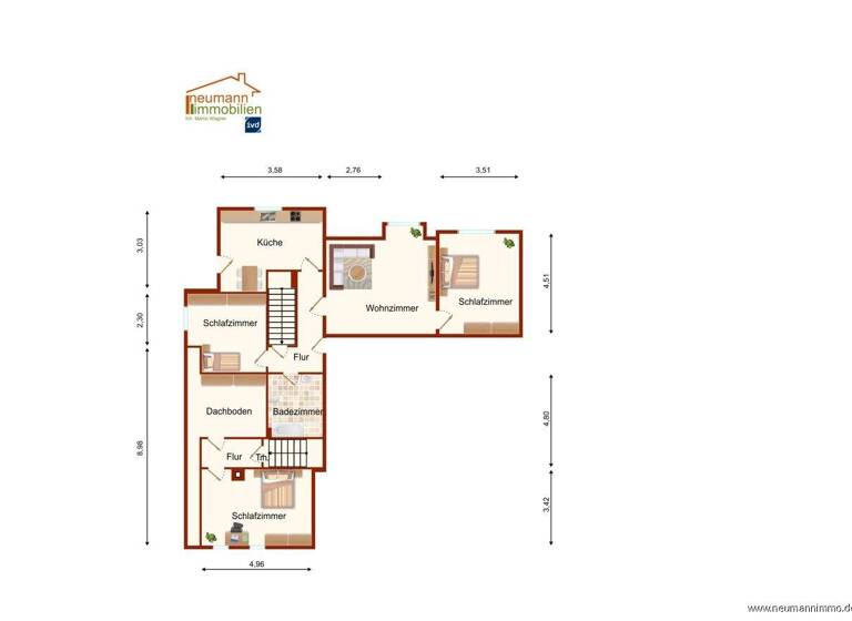 Mehrfamilienhaus zum Kauf 320.000 € 15 Zimmer 296 m² 1.194 m² Grundstück Rheinstraße 7 Flammersfeld 57632