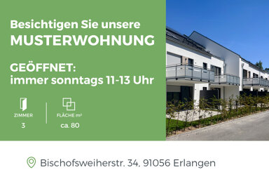 Wohnung zum Kauf provisionsfrei 767.918 € 4 Zimmer 92,9 m² 1. Geschoss Bischofsweiherstraße 34 Dechsendorf - Ost Erlangen 91056