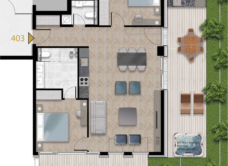 Wohnung zum Kauf 1.700.000 € 3 Zimmer 158,2 m² Tivat 85320