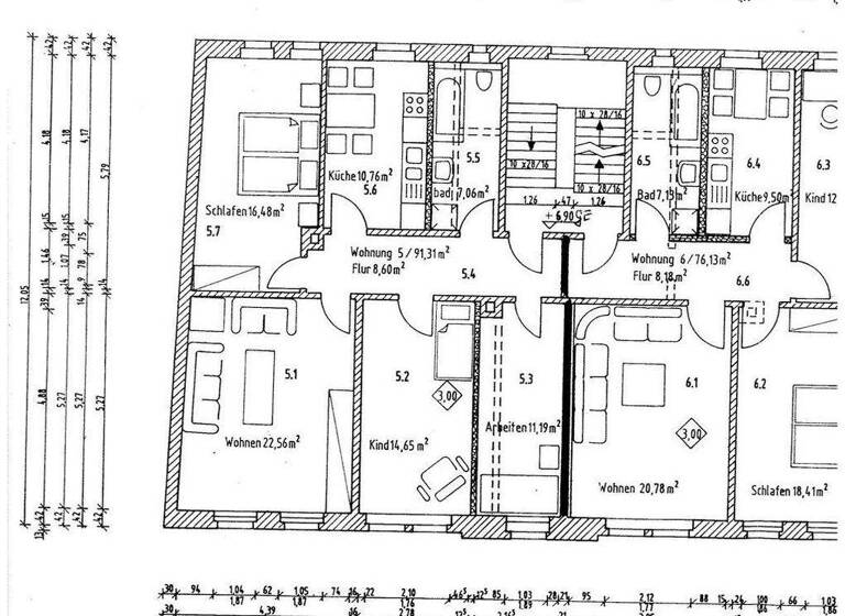 Wohnung zum Kauf 93.000 € 4 Zimmer 92 m² 2. Geschoss Lutherstraße 4 Meuselwitz Meuselwitz , Thür 04610