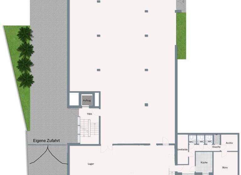 Ausstellungsfläche zur Miete 10,12 € 593 m² Verkaufsfläche Brandenburger Straße 6 Waldbröl 51545