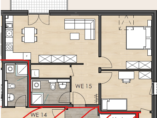 Wohnung zur Miete - Erstbezug 501 € 3 Zimmer 71,6 m² Geschoss 2/2 frei ab 01.11.2026 Pfeddersheim Worms 67551