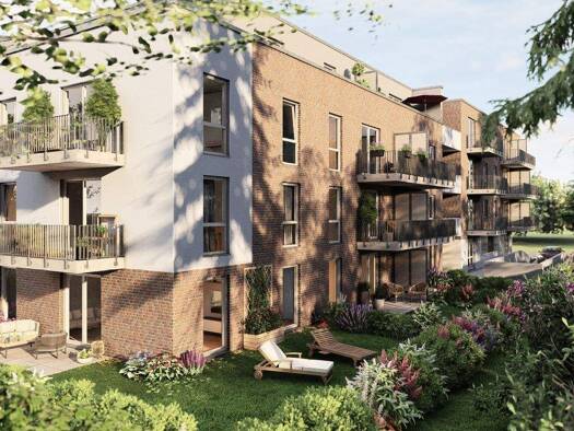 Wohnung zum Kauf - Erstbezug provisionsfrei 265.000 € 2 Zimmer 61,3 m² EG Bahnhofstraße 11-13 Henstedt-Ulzburg 24558