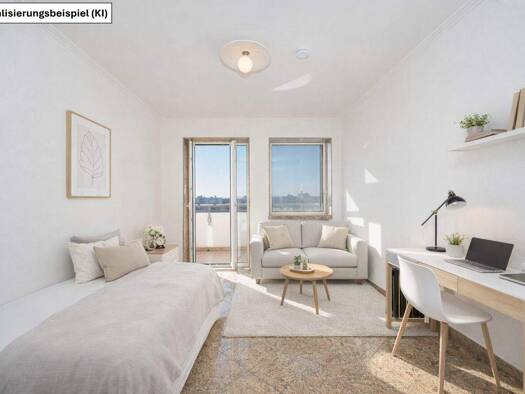 Studio zur Miete 570 € 1 Zimmer 11,4 m² 8. Geschoss frei ab sofort Moosach München 80993