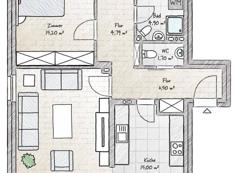 Wohnung zum Kauf 279.000 € 3 Zimmer 86 m² Ahrensburg 22926