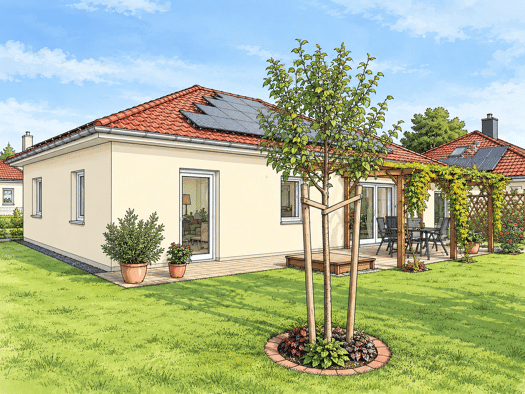 Einfamilienhaus zum Kauf provisionsfrei 349.980 € 3 Zimmer 89 m² 631 m² Grundstück Großsteinberg Parthenstein 04668