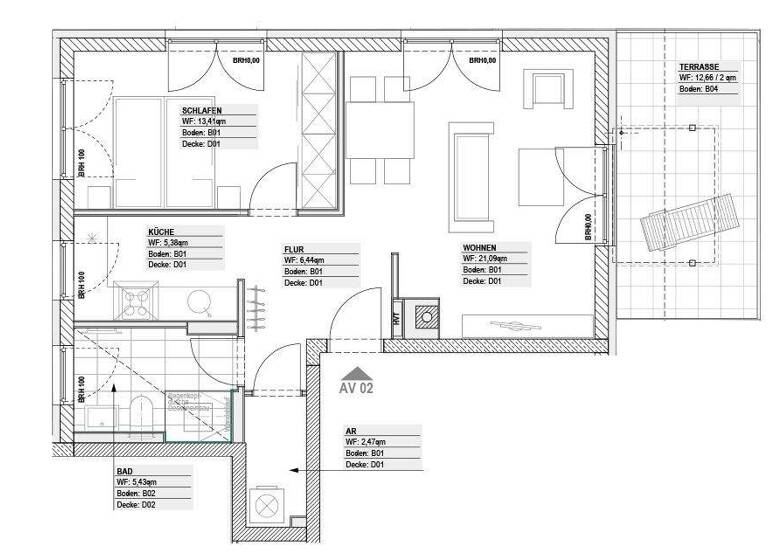 Wohnung zum Kauf - Erstbezug provisionsfrei 1.219.000 € 2 Zimmer 61 m² EG Gumbinnenstraße 13 München 81929