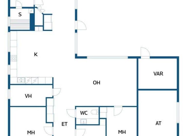 Einfamilienhaus zum Kauf 79.000 € 4 Zimmer 123,5 m² 1.448 m² Grundstück Vaarakatu 11 Kemi 94600