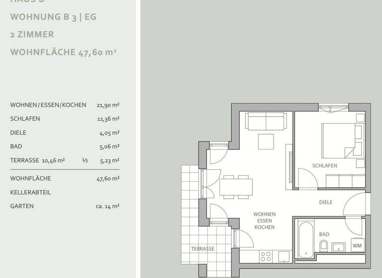 Wohnung zum Kauf 499.000 € 2 Zimmer 48 m² Ramersdorf-Perlach München 81737