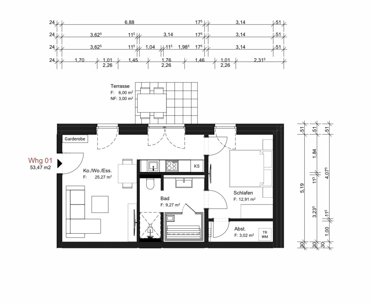 Wohnung zum Kauf 389.000 € 2 Zimmer 53,5 m²<br/>Wohnfläche Grömitz Grömitz 23743