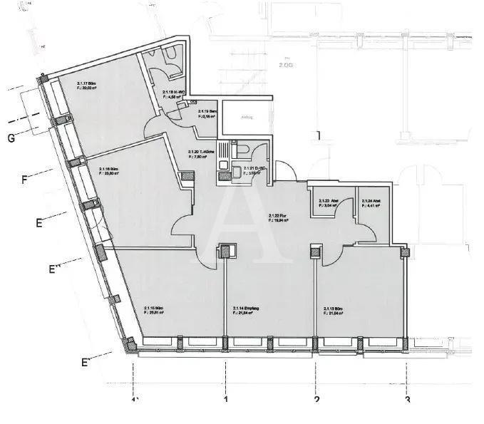 Büro-/Praxisfläche zur Miete 16 € 158 m²<br/>Bürofläche ab 158 m²<br/>Teilbarkeit Neustadt - Süd Köln 50674