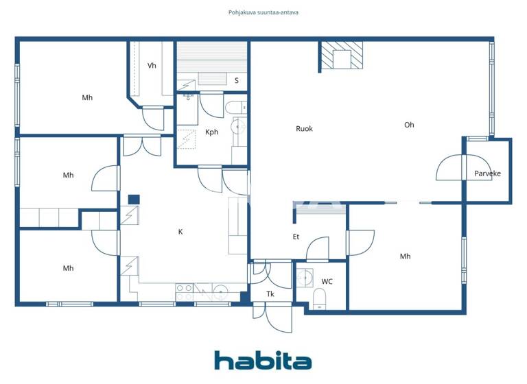 Wohnung zum Kauf 450.000 € 5 Zimmer 122,5 m² 1. Geschoss Näyttelijäntie 1 Helsinki 00400