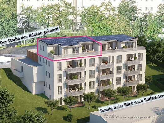 Wohnung zum Kauf - Neubau provisionsfrei 756.000 € 5 Zimmer 109,6 m² 4. Geschoss frei ab 31.12.2028 Achdorf Landshut 84036