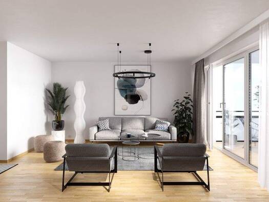 Wohnung zur Miete - Erstbezug 1.800 € 3 Zimmer 106 m² 3. Geschoss Südstadt Fürth 90763