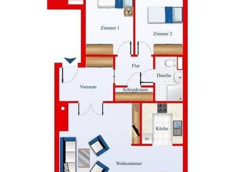 Wohnung zur Miete 1.270 € 3 Zimmer 95,5 m² 1. Geschoss frei ab 01.03.2026 Wien 1130