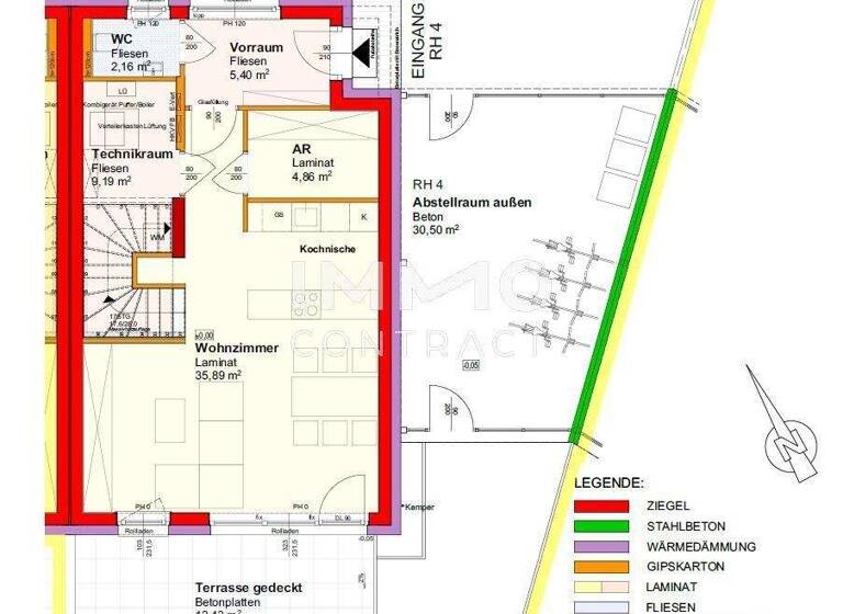Reihenmittelhaus zur Miete - Erstbezug 1.293 € 4 Zimmer 111,4 m² frei ab sofort Kapelln 3141