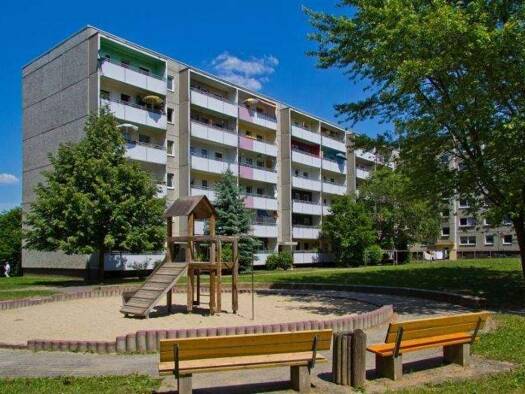 Wohnung zur Miete nur mit Wohnberechtigungsschein 550 € 4 Zimmer 77,5 m² 3. Geschoss frei ab 04.01.2026 Lise-Meitner-Str. 21 Gorbitz-Nord/Neu-Omsewitz Dresden 01169