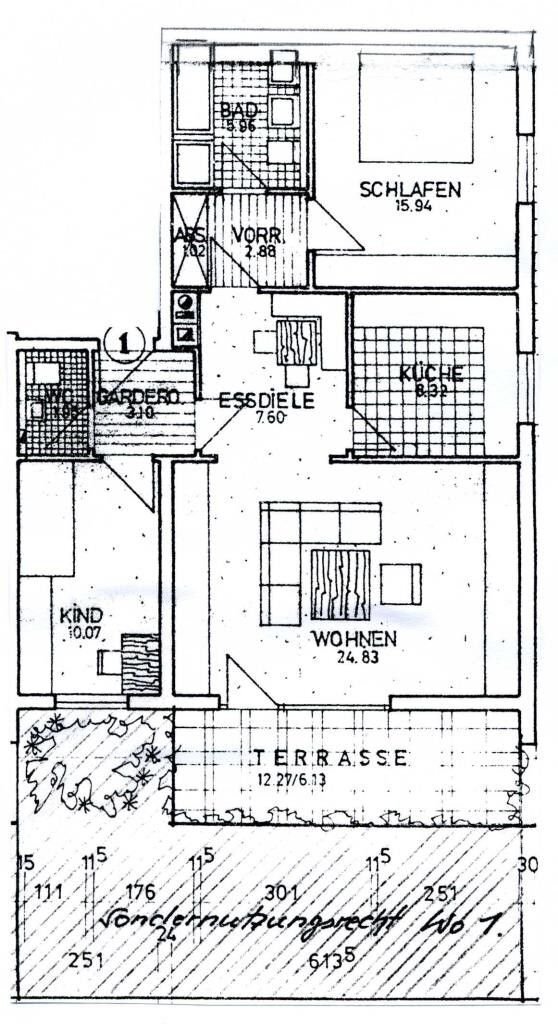 Wohnung zur Miete 1.400 € 3,5 Zimmer 90 m²<br/>Wohnfläche EG<br/>Geschoss Schachen Lindau 88131