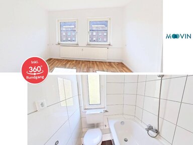 Apartment zur Miete 329 € 3 Zimmer 50,2 m² 1. Geschoss frei ab sofort Hermann-Allmers-Straße 36 Barenburg Emden 26721