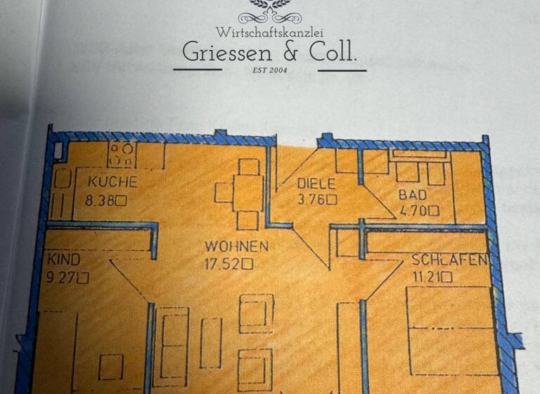 Wohnung zum Kauf 159.000 € 3 Zimmer 57 m² EG Kühnhausen Erfurt 99090