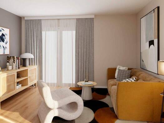 Wohnung zum Kauf - Neubau provisionsfrei 459.900 € 3 Zimmer 77,3 m² 1. Geschoss frei ab 01.12.2027 Lilli-Marx-Straße 26 Benrath Düsseldorf 40597