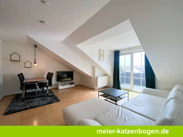Wohnung zur Miete 695 € 2 Zimmer 53,6 m² Dachgeschoss, 2. Geschoss frei ab sofort Wettstetten Wettstetten 85139