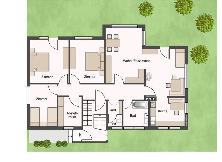 Einfamilienhaus zum Kauf 1.320.000 € 5 Zimmer 125 m² 1.874 m² Grundstück Zollweg 2 Meiningen 6812