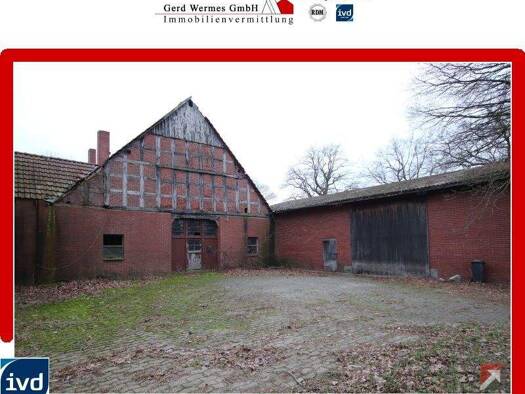 Bauernhaus zum Kauf 550.000 € 7 Zimmer 184 m² 99.645 m² Grundstück Pr. Ströhen Rahden 32369