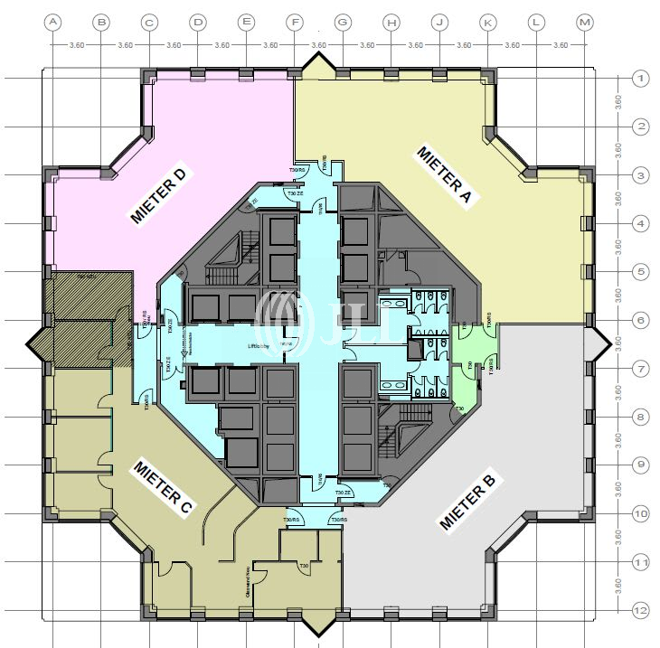 Bürofläche zur Miete 30 € 23.239,9 m²<br/>Bürofläche Westend - Süd Frankfurt am Main 60308