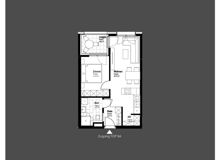Wohnung zum Kauf 260.700 € 2 Zimmer 41,4 m² 4. Geschoss Schwechat 2320