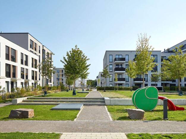 Wohnung zum Kauf - Neubau provisionsfrei 750.900 € 4 Zimmer 107,5 m² EG Hildegard-Knef-Straße 97 Heerdt Düsseldorf 40549