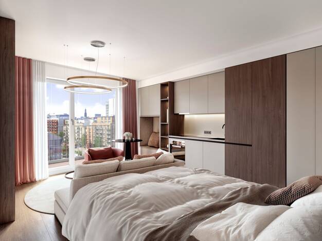Studio zur Miete 1.763 € 1 Zimmer 49 m² HafenCity HafenCity, Hamburg 20457