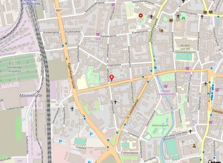 Wohnung zur Miete 427 € 2 Zimmer 53,9 m² Gries Graz 8020