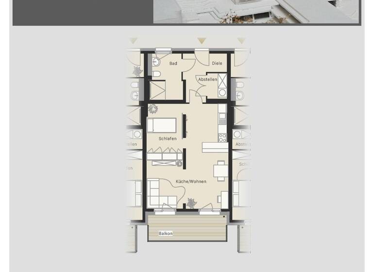 Wohnung zur Miete - Erstbezug 840 € 1,5 Zimmer 58 m² 3. Geschoss frei ab 01.07.2026 Leopoldstraße 65 Coburg 96450