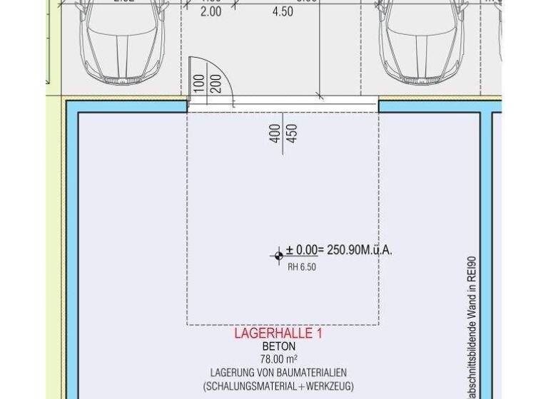 Lagerhalle zum Kauf - Erstbezug 209.000 € 78 m² Lagerfläche Teichstraße Asten 4481