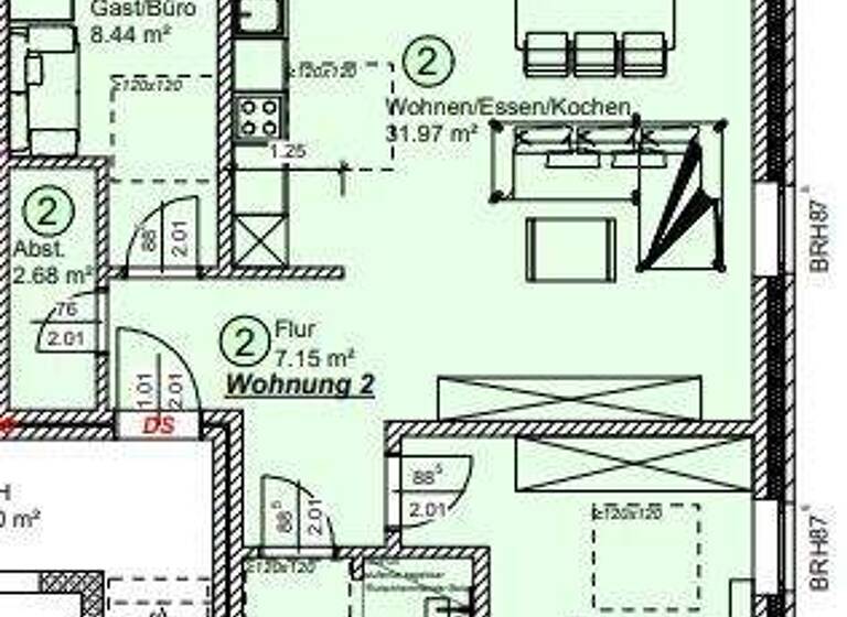 Wohnung zum Kauf 357.000 € 3 Zimmer 84,8 m² EG Pye Osnabrück 49090