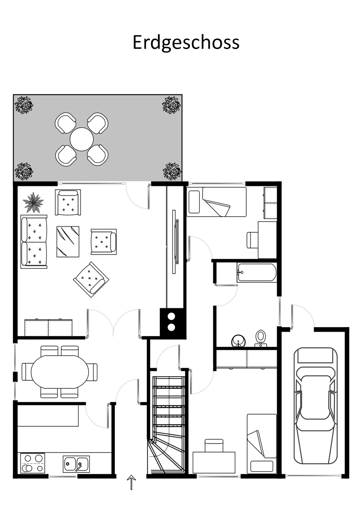 Einfamilienhaus zum Kauf 698.000 € 5,5 Zimmer 122,4 m²<br/>Wohnfläche 912 m²<br/>Grundstück Poppenbüttel Hamburg 22399