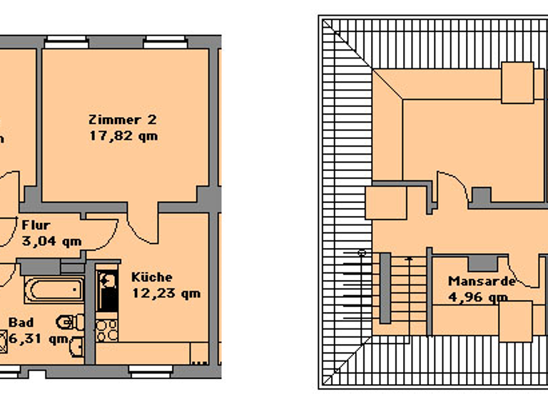 Wohnung zur Miete 320 € 2 Zimmer 54 m² 1. Geschoss Rosa-Luxemburg-Straße 7 Lauta 02991