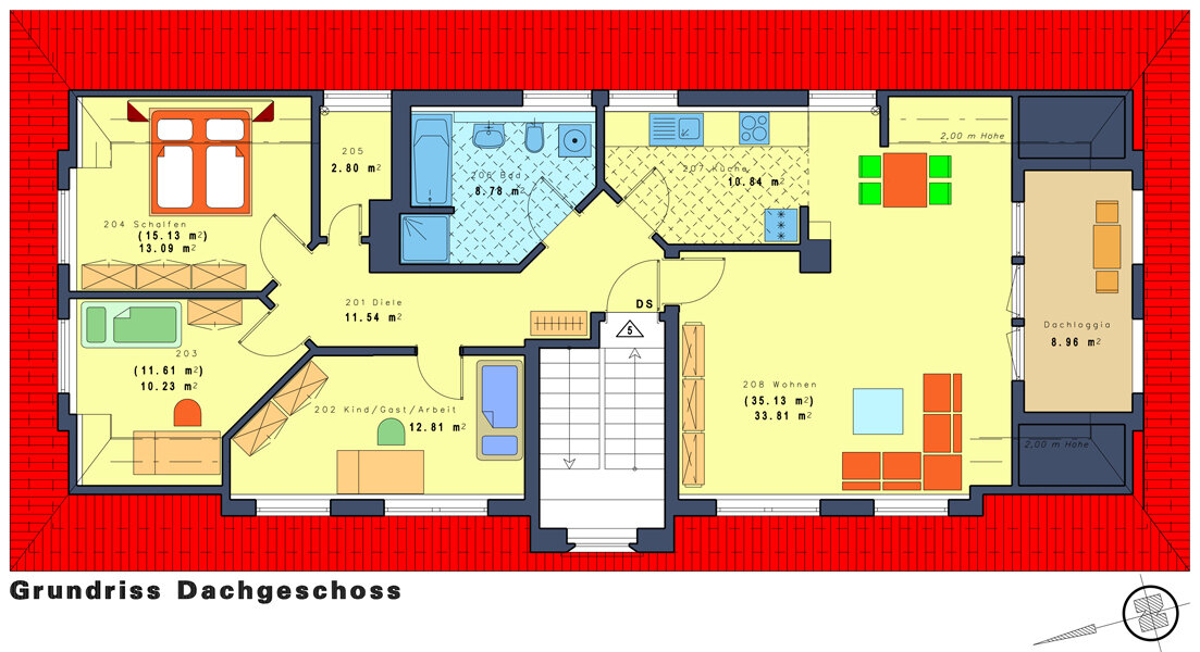 Wohnung zum Kauf 325.000 € 4 Zimmer 108,4 m²<br/>Wohnfläche 2.<br/>Geschoss Beethovenstraße 27 Heidenau 01809