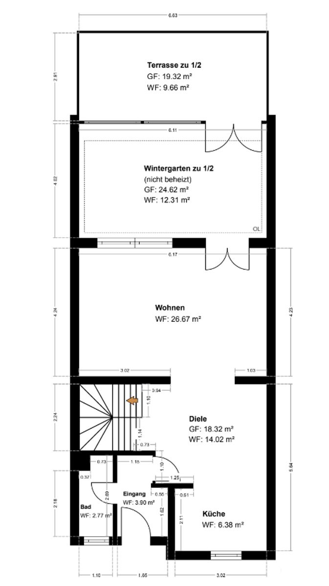 Reihenmittelhaus zum Kauf 649.000 € 7 Zimmer 172 m²<br/>Wohnfläche 328 m²<br/>Grundstück Aichach Aichach 86551