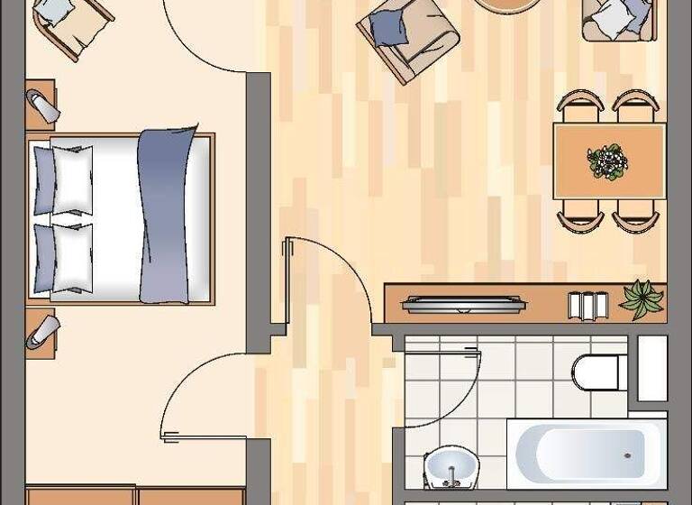 Wohnung zur Miete 449 € 2 Zimmer 55 m² 7. Geschoss Baaderweg 2 Scharnhorst Dortmund 44328