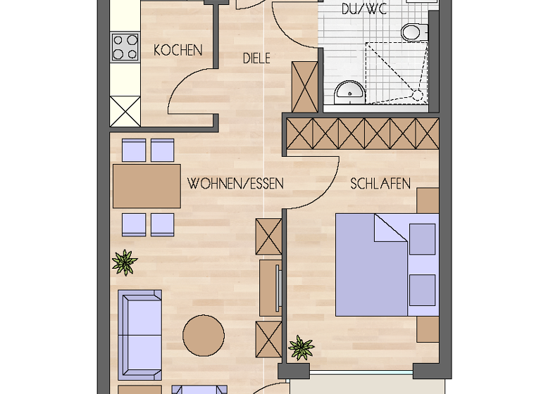 Wohnung zum Kauf als Kapitalanlage geeignet 210.000 € 2 Zimmer 53,3 m²<br/>Wohnfläche Andernacher Straße 2 Mülheim Mülheim-Kärlich 56218