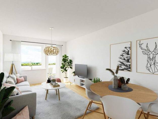 Wohnung zur Miete 396 € 3 Zimmer 59,5 m² 1. Geschoss Grünband 19 Bernsdorf Chemnitz 09126